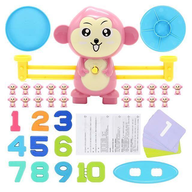 Fun Monkey Math Balance Puzzle