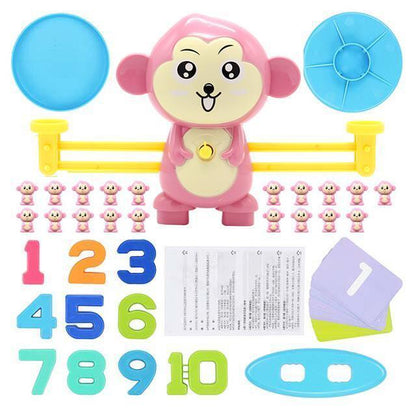 Fun Monkey Math Balance Puzzle