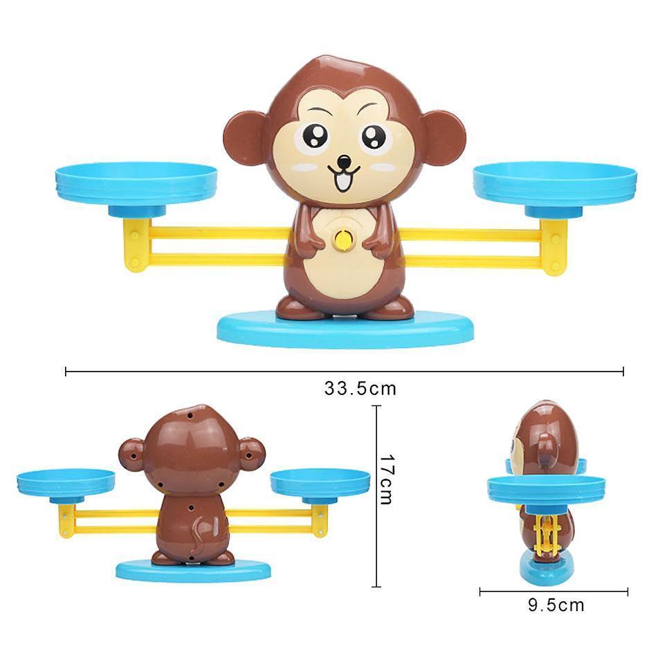 Fun Monkey Math Balance Puzzle