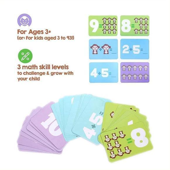 Fun Monkey Math Balance Puzzle