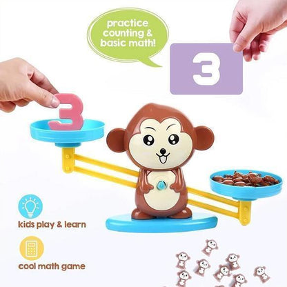 Fun Monkey Math Balance Puzzle