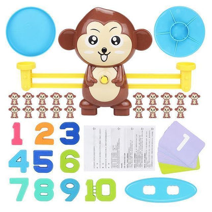 Fun Monkey Math Balance Puzzle - Fesara
