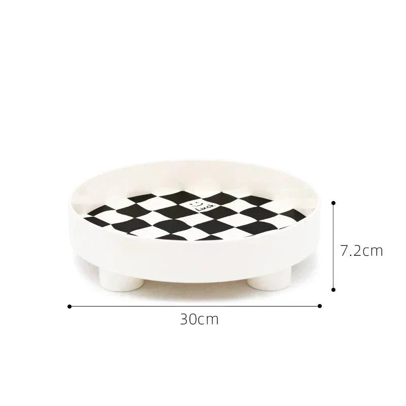 Black and White Chess Board Storage Box