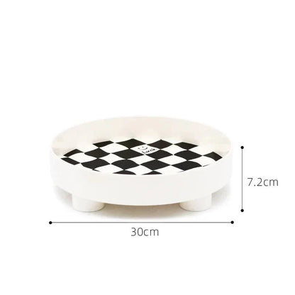Black and White Chess Board Storage Box