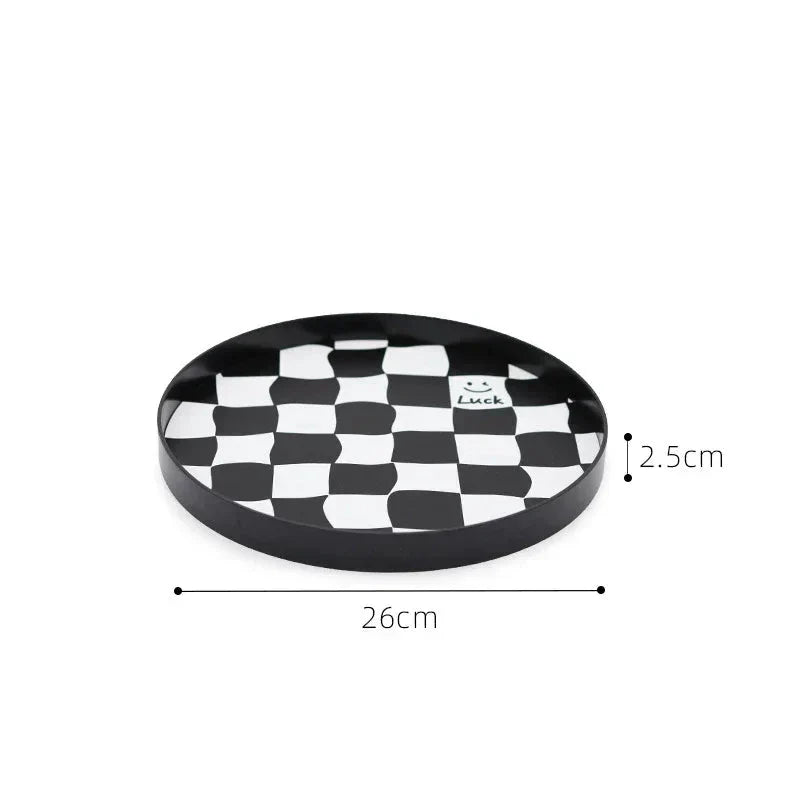 Black and White Chess Board Storage Box - Fesara