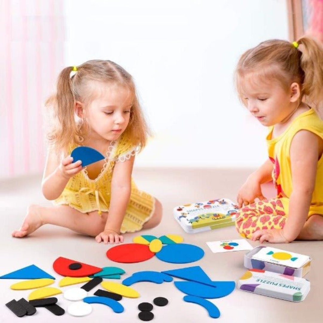 Fun Wooden Shape Puzzle for Kids