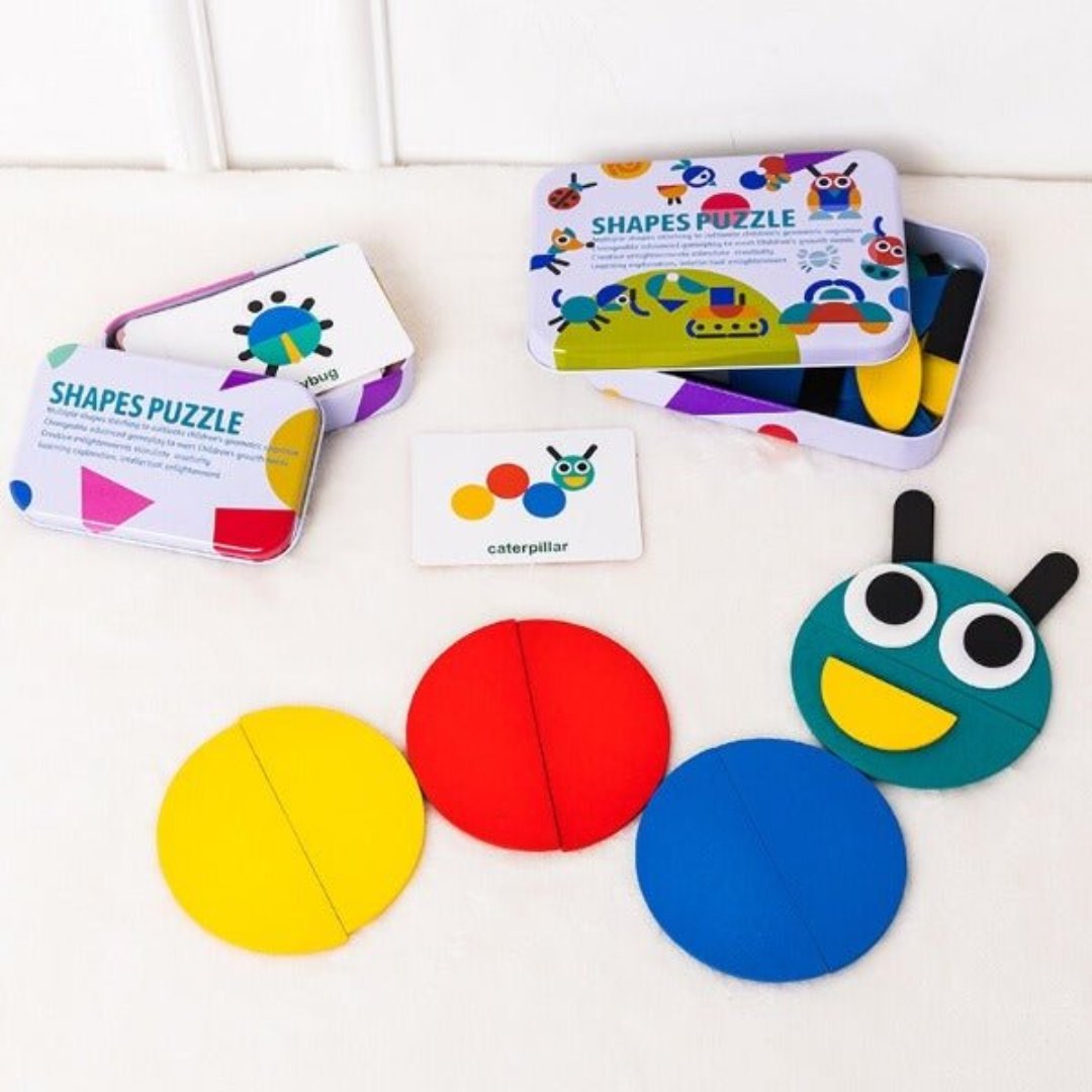 Fun Wooden Shape Puzzle for Kids