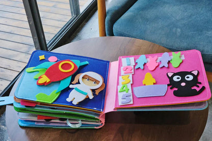 Fun Interactive Montessori Learning Book