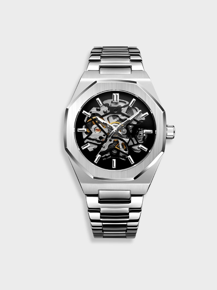 Classic Leather Chronograph Watch - Fesara