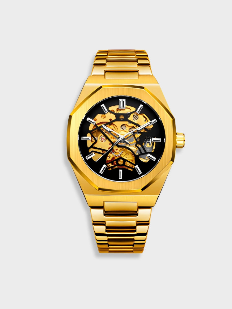 Classic Leather Chronograph Watch