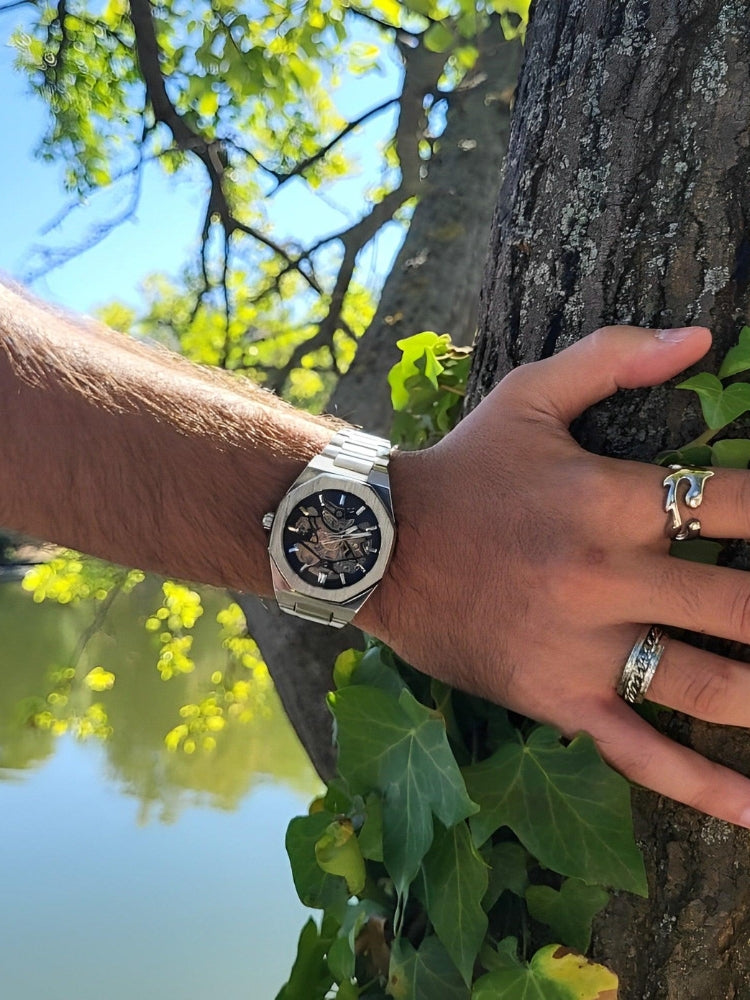 Classic Leather Chronograph Watch