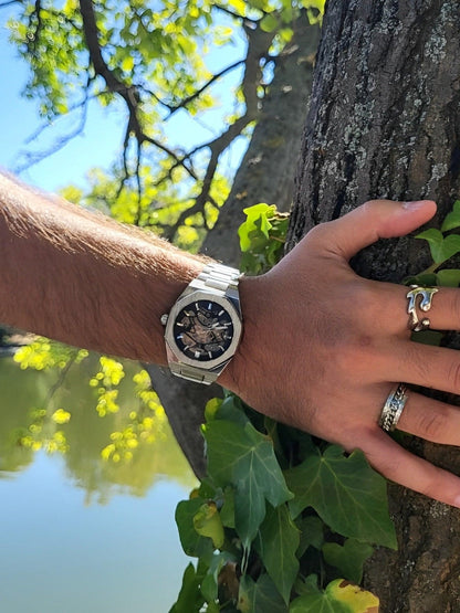 Classic Leather Chronograph Watch