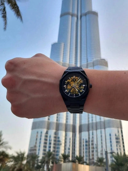 Classic Leather Chronograph Watch
