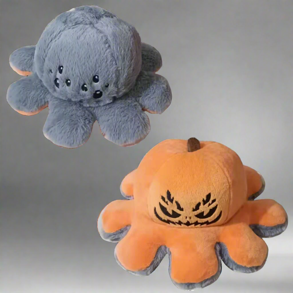Cuddly Octopus Reversible Stuffed Animal Toy - Fesara