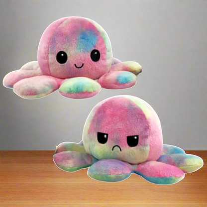Cuddly Octopus Reversible Stuffed Animal Toy