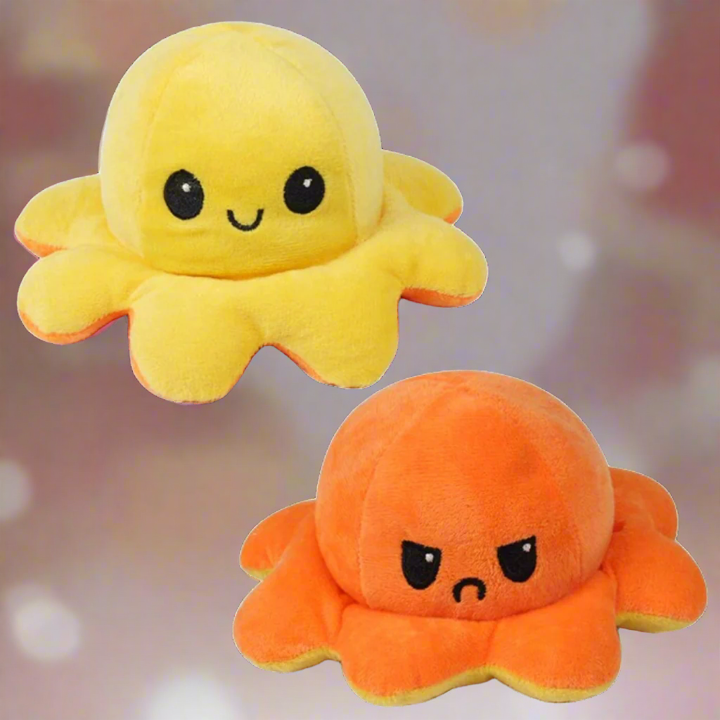 Cuddly Octopus Reversible Stuffed Animal Toy