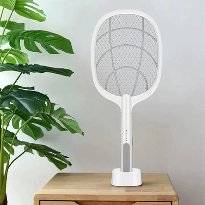 Rechargeable Mosquito Zapper Racket with LED Light