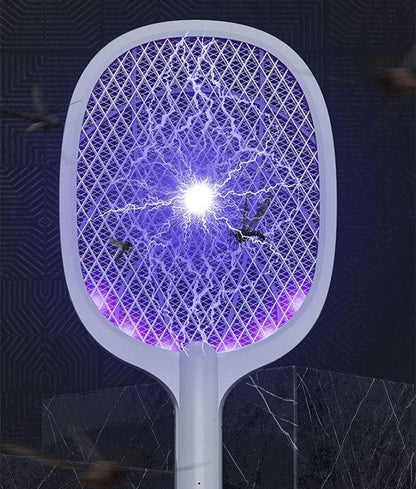 Rechargeable Mosquito Zapper Racket with LED Light