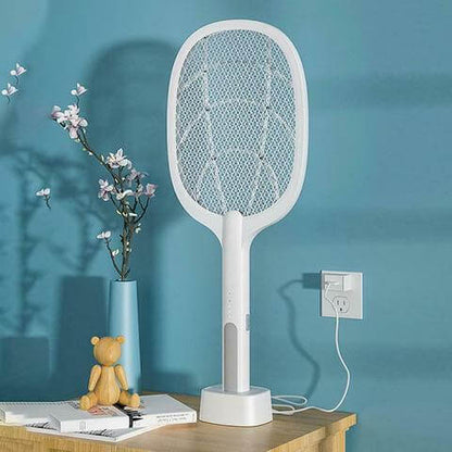 Rechargeable Mosquito Zapper Racket with LED Light