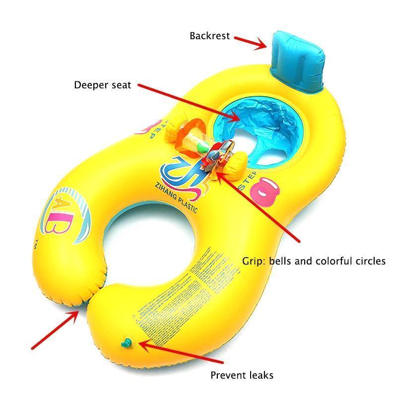 Fun Kids Pool Float for Mom and Baby