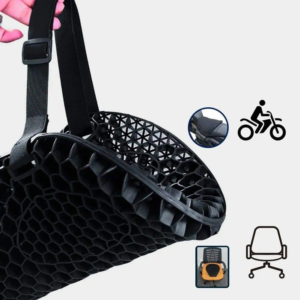 Comfortable Gel Motorcycle Seat Pad with Shock Absorption