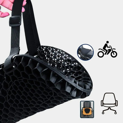 Comfortable Gel Motorcycle Seat Pad with Shock Absorption