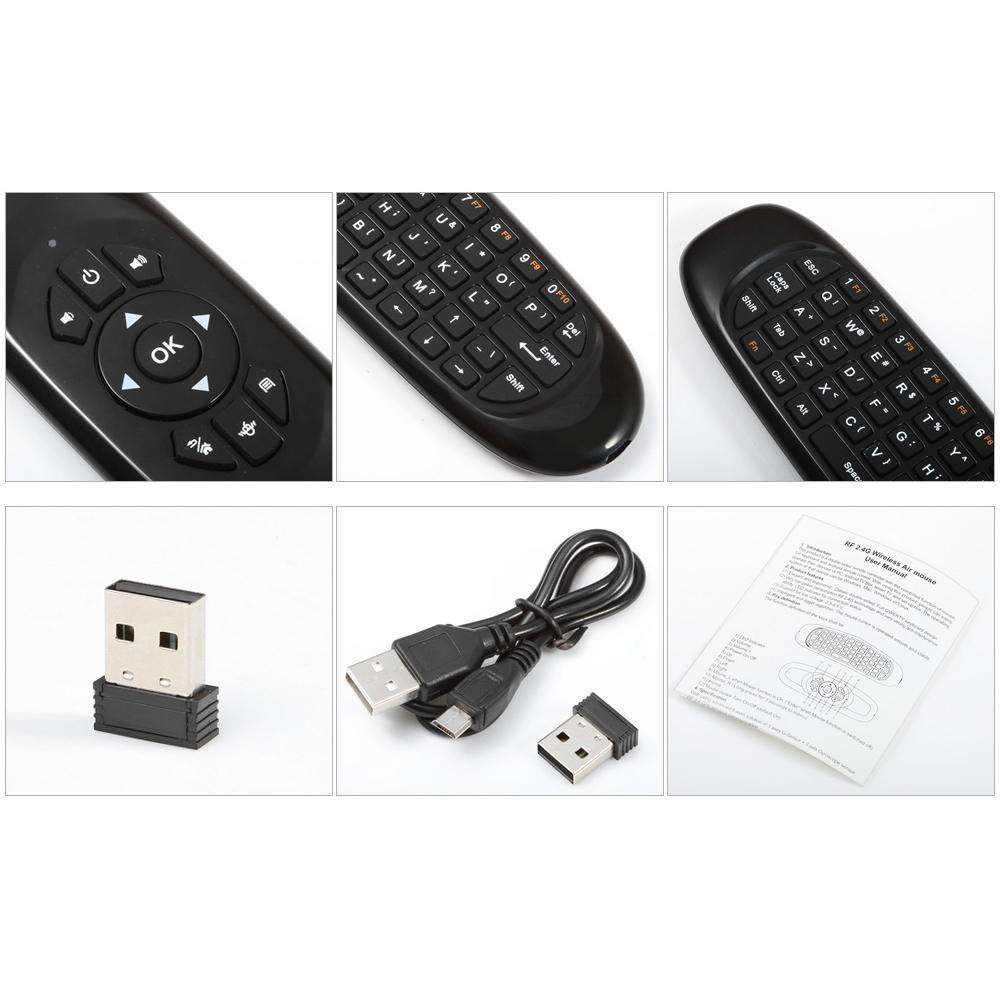 Wireless Air Mouse Remote Keyboard Controller