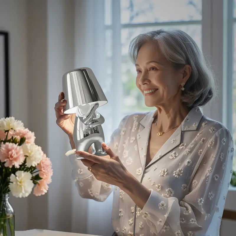 Portable LED Desk Lamp - Rechargeable Dimmable Table Light