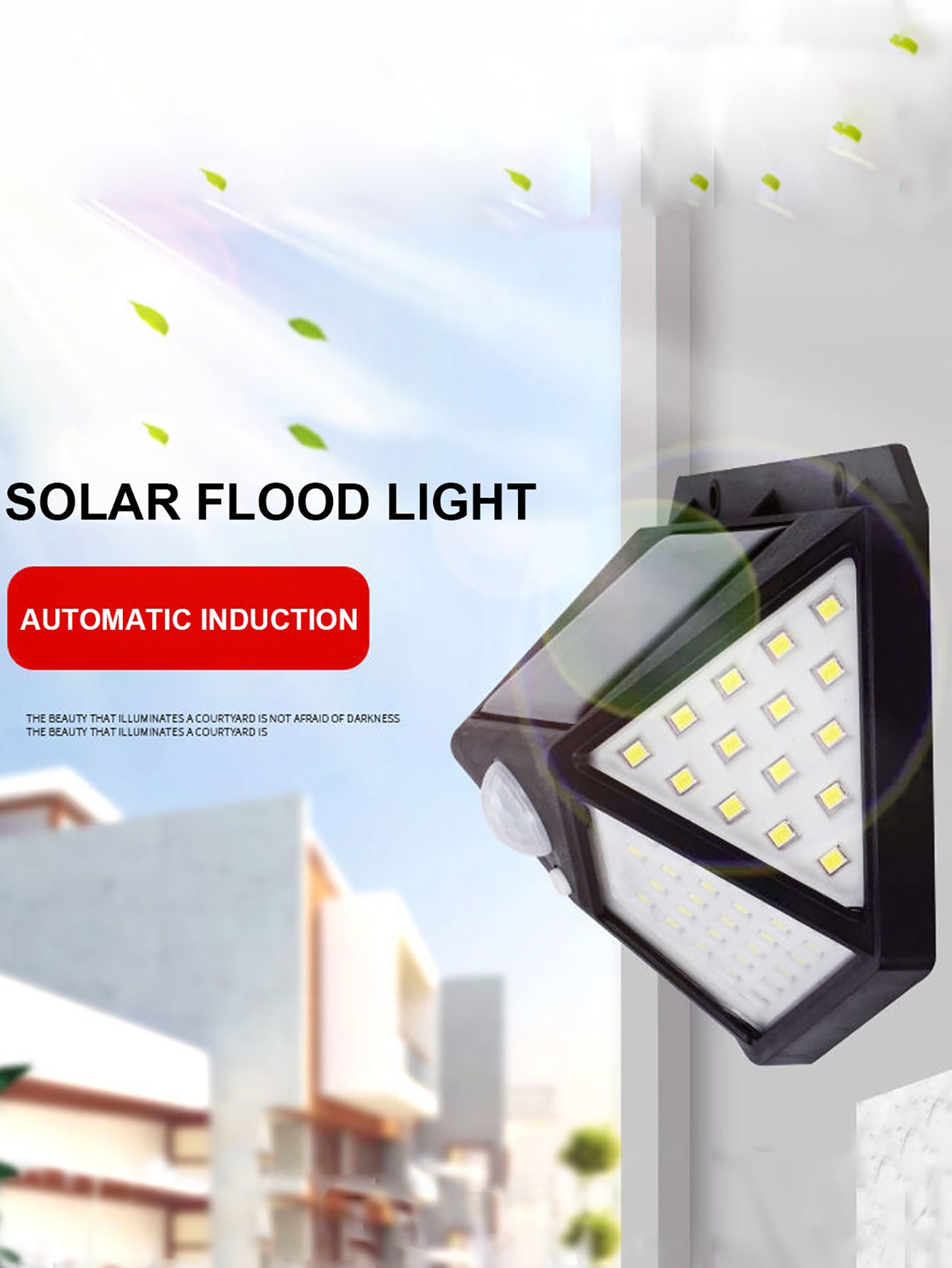 Outdoor Solar Power Motion Sensor Light