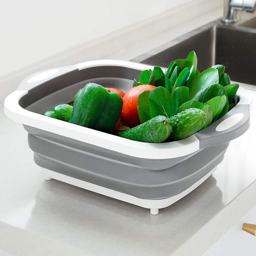 Wooden Kitchen Chopping Board Basket