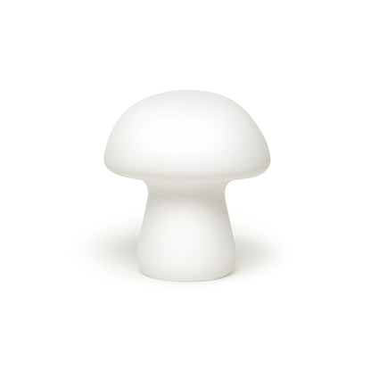 Elegant White Ceramic Mushroom Table Lamp