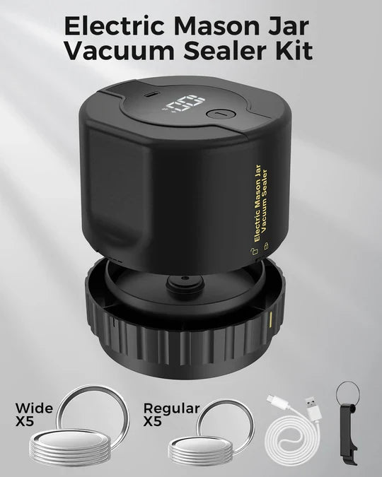 Automatic Food Jar Air Tight Sealer Set