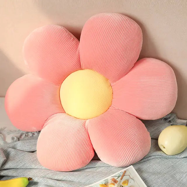 Soft Floral Pattern Chair Cushion