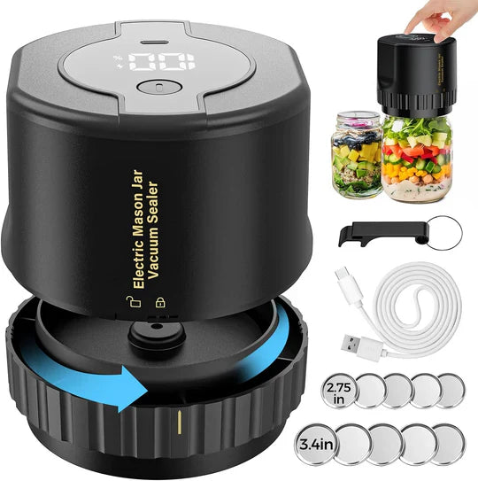 Automatic Food Jar Air Tight Sealer Set - Fesara