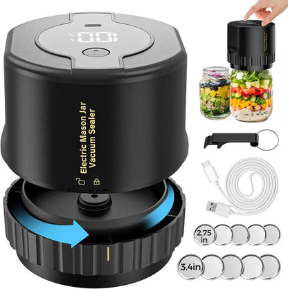 Automatic Food Jar Air Tight Sealer Set - Fesara