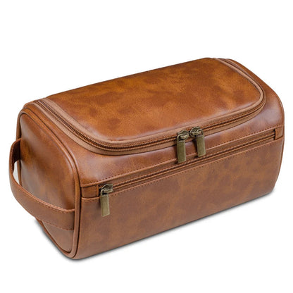 Luxury Mens Travel Toiletry Case - Waterproof Hanging Kit