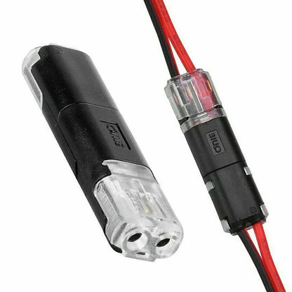 Secure Double Wire Push Connectors with Lock - Fesara