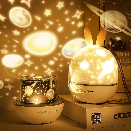 Colorful Star Night Light Projector