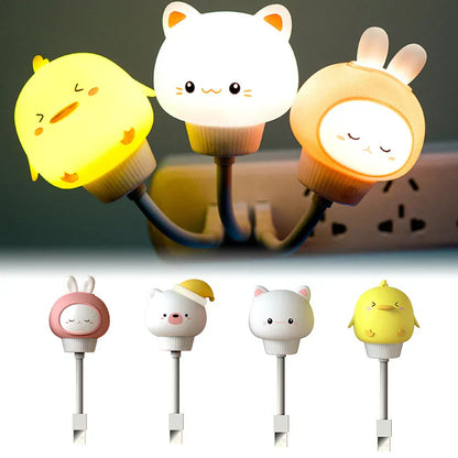 Soft Night Light with Auto Timer - Fesara