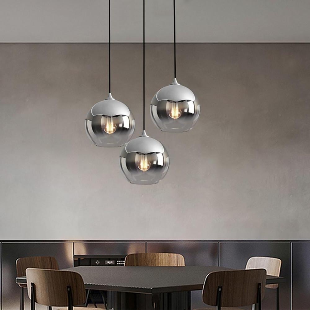 Luxury Clear Glass Ball Pendant Light