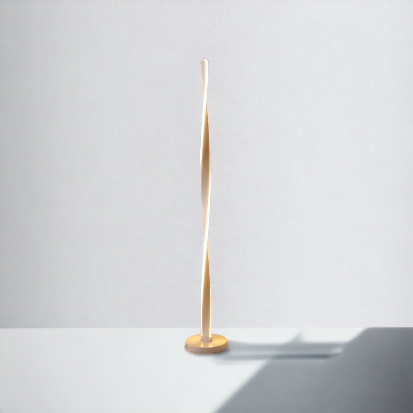 Adjustable Bright Silver Floor Lamp