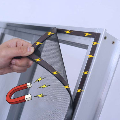 Easy Fit Magnetic Window Screen - Fesara