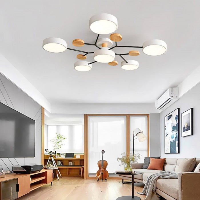 Modern Branching LED Light Fixture