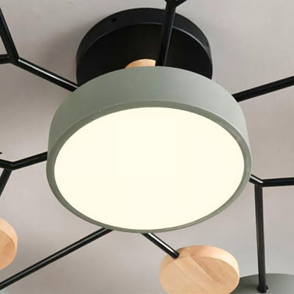 Modern Branching LED Light Fixture