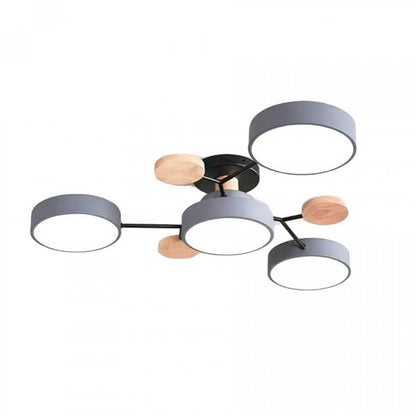 Contemporary LED Ceiling Lamp with Warm White Lighting