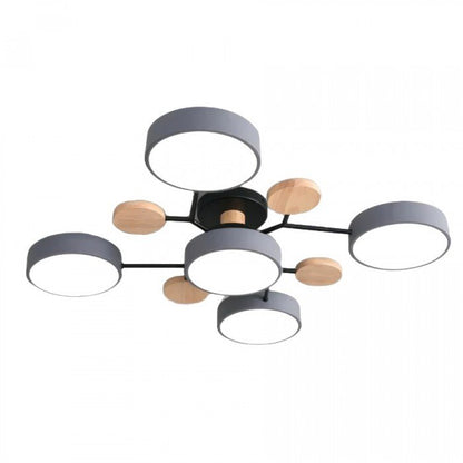 Contemporary LED Ceiling Lamp with Warm White Lighting
