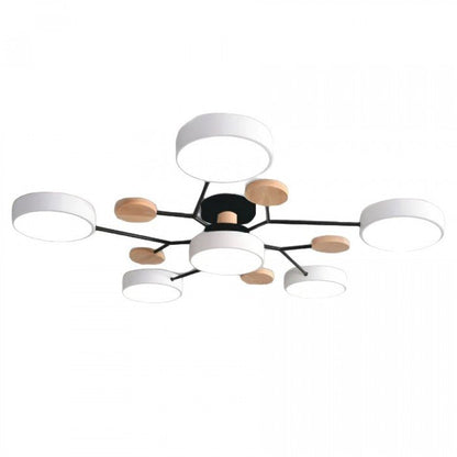 Contemporary LED Ceiling Lamp with Warm White Lighting