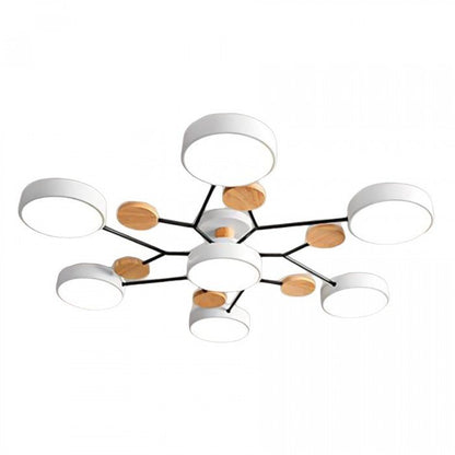 Contemporary LED Ceiling Lamp with Warm White Lighting