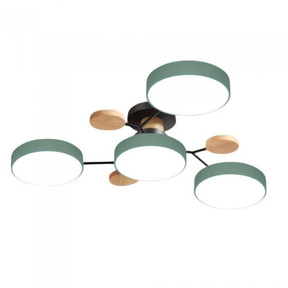 Contemporary LED Ceiling Lamp with Warm White Lighting