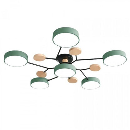 Contemporary LED Ceiling Lamp with Warm White Lighting